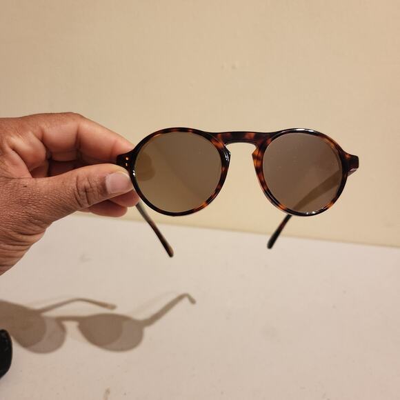 Westward Leaning Dyad 1.0 Womens Tortoise Shell Floating Bridge Sunglasses Brown main image 7